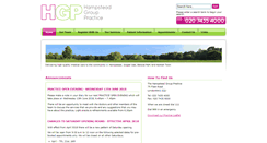 Desktop Screenshot of hampsteadgrouppractice.co.uk